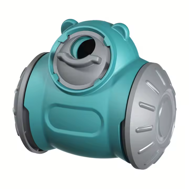 Alimentador lento de juguete para perro y gato, dispensador de comida para mascotas, juego interactivo de entrenamiento IQ, suministros para mascotas, color verde - 1