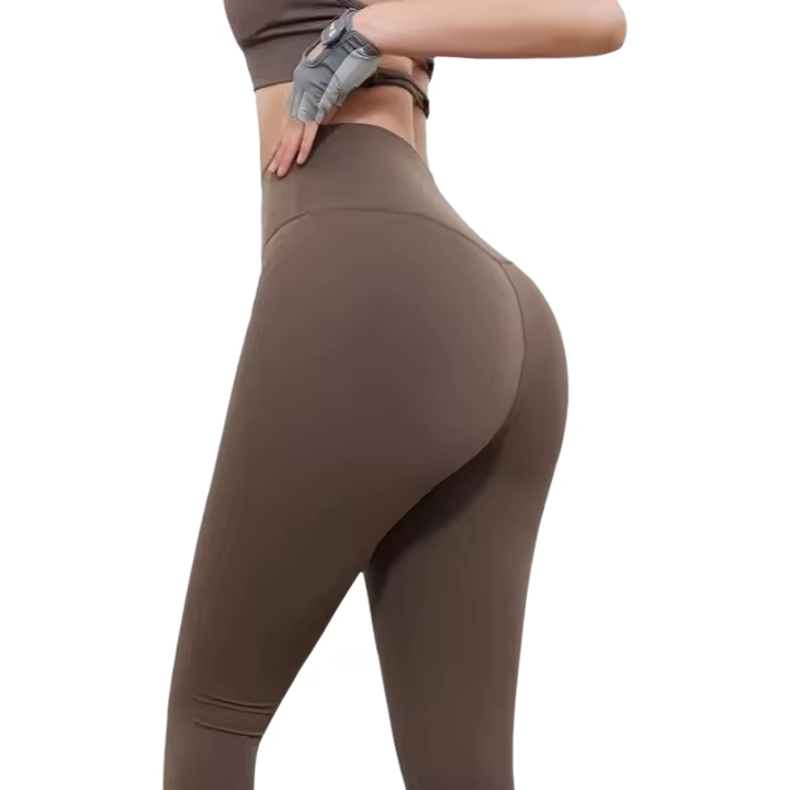 Nuevos Pantalones De Yoga De Cintura Alta Y Talla Grande Para Otoño E Invierno Con Forro De Poliéster Para Mujer Pantalones De Ejercicio Calor Térmico Para Ciclismo Y Correr - 1