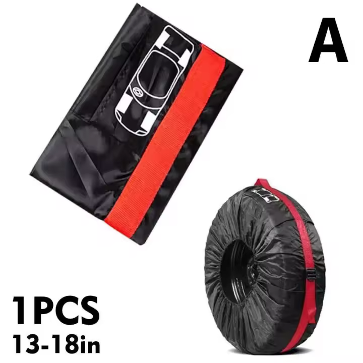 Bolso de coche, funda de repuesto, bolsa de advertencia para neumáticos de coche, funda impermeable - 1