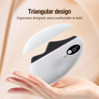 Masajeador corporal de calefacción eléctrica, tablero de raspado de vibración de Guasha, masaje de meridianos de cuello y espalda, herramienta de adelgazamiento de elevación de la piel de la cara - details 2