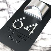 Placa de Número de Puerta Moderna de Acrílico Personalizada Corte Láser Personalizado - details 12