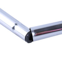 Bastón Telescópico De Aleación De Aluminio Para Senderismo Y Trekking Plegable Con Punta De Goma Para Ancianos Color Negro/Cobre - details 2