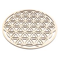 Juego de Arte de pared de Geometría Sagrada, arte de pared de madera, escultura, decoraciones de pared para decoración del hogar, 3 piezas por juego - details 6