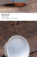 Juego de caja de regalo de taza Personal de té de degustación de taza de té Master Kung Fu de cerámica esmaltada - details 9