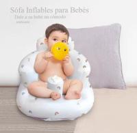 Bebé aprender a sentarse silla plegable pequeño sofá inflable taburete bebé aprendizaje asiento juguetes para niños - details 4