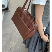 Bolso de Hombro para Mujer Moderno Coreano Gran Capacidad, Diseño Versátil Retro, Ajuste Comodo para Uso Diario y Casual (Color Sólido, Estilo Retro) - details 9