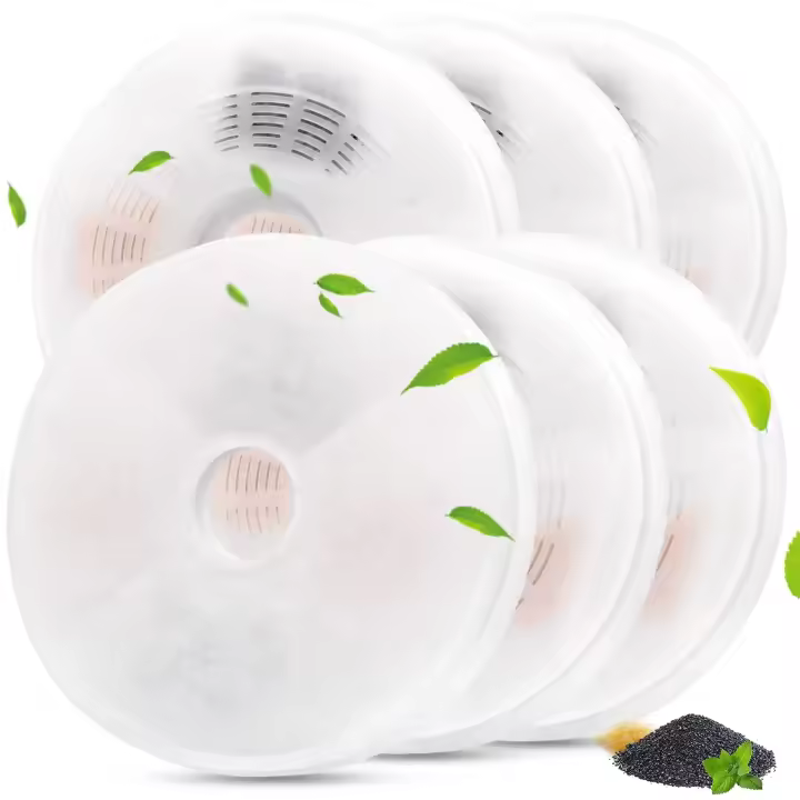 Filtros de fuente de agua para gatos, reemplazo de filtro de fuente para mascotas, Compatible con Catit, paquete de 6 - 1