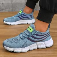 Zapatos de hombre, zapatillas clásicas transpirables para correr para hombre, zapatos de malla cómodos y ligeros para exteriores, zapatos para caminar sin cordones, Tenis Masculino - details 14