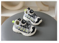 Zapatos de niños nueva primavera y otoño zapatillas deportivas de malla para niños zapatos para correr transpirables niñas botón giratorio papá zapatos - details 12