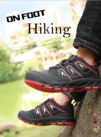 Zapatos deportivos de senderismo de marca para niños y niñas, zapatos de senderismo impermeables antideslizantes para exteriores, zapatillas de escalada de montaña para niños - details 2