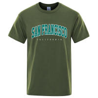 Camiseta holgada de algodón para hombre, ropa con letras de la ciudad de San Petersburgo, California, EE. UU., de gran tamaño, a la moda, de verano, Tops holgados informales - details 11