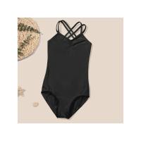 Leotardo de Ballet para Niñas Vestido de Baile de Gimnasia Cruzado en Espalda - details 20