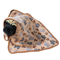 Manta de Coral Fleece Cálida para Mascotas Suave al Tacto, Lavable, Adecuada para Terrarios, Coches, Vehículos - details 4