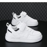 Zapatillas Blancas Nuevas 2025 Zapatos Deportivos para Niños Pequeños Estilo Universitario Velcro - details 0