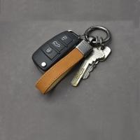 Llave de Cuero de Lujo Genuino Regalo de Negocios de Alta Calidad en Negro y Marrón - details 6