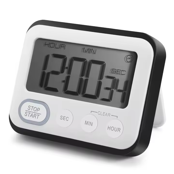 Temporizador Digital de Cuenta Regresiva para cocina, cronómetro pequeño con pantalla LCD, Clip magnético fuerte, contador de aula para profesores, Reloj Simple para niños - 1