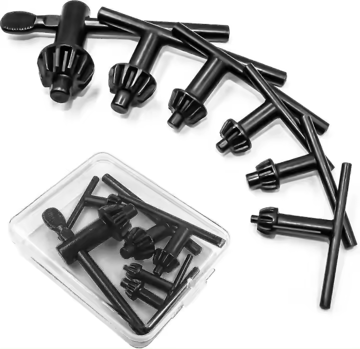 Llave de Broca Universal 4/6/10/13/16/20mm Para Brocas de Pared Paquete de 6 Piezas - 1