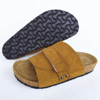 Zapatillas antideslizantes de piel sintética, zapatos de playa de verano para parejas, sandalias con velcro y suela suave. - details 6