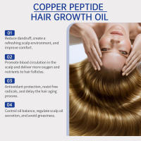 Peptido de cobre azul, aceite esencial hidratante, masaje suavizante seco y peludo, esencia para el cuidado del cabello - details 4