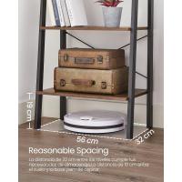 Estantería de 5 Niveles, Librería Industrial, Fácil de Montar, para Salón, Dormitorio, Cocina, Marrón Rústico y Negro LLS45X - details 52