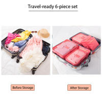 Bolsas organizadoras para maletas, 6 piezas, impermeables, incluye cubos de embalaje, 3 bolsas de compresión - details 45