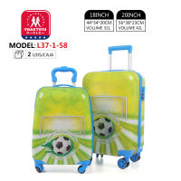 MARKTOMI - Maleta Cabina ABS 1PC - Ruedas Giratorias dobles con 360ª - Ryanair Vueling Iberia Wizzair  - 4 COLORES - maleta para niños - 18