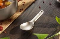 Cuchara de titanio, villa antibacteriana para acampar al aire libre de 140 mm, cucharas para niños y bebés - details 6