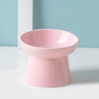 Cuenco de cerámica para gatos, cuenco creativo inclinado/boca plana para mascotas, base alta, gran capacidad, multiusos, cuenco de alimentación para comida de perro, protección del cuello - details 18