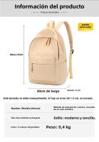 Mochila de gran capacidad para estudiantes universitarios femeninos mochila de escuela secundaria - details 0