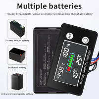 Indicador de capacidad de batería de DC10-100V, probador de voltaje PO4 con Sensor de Control de temperatura, plomo-ácido y litio - details 3