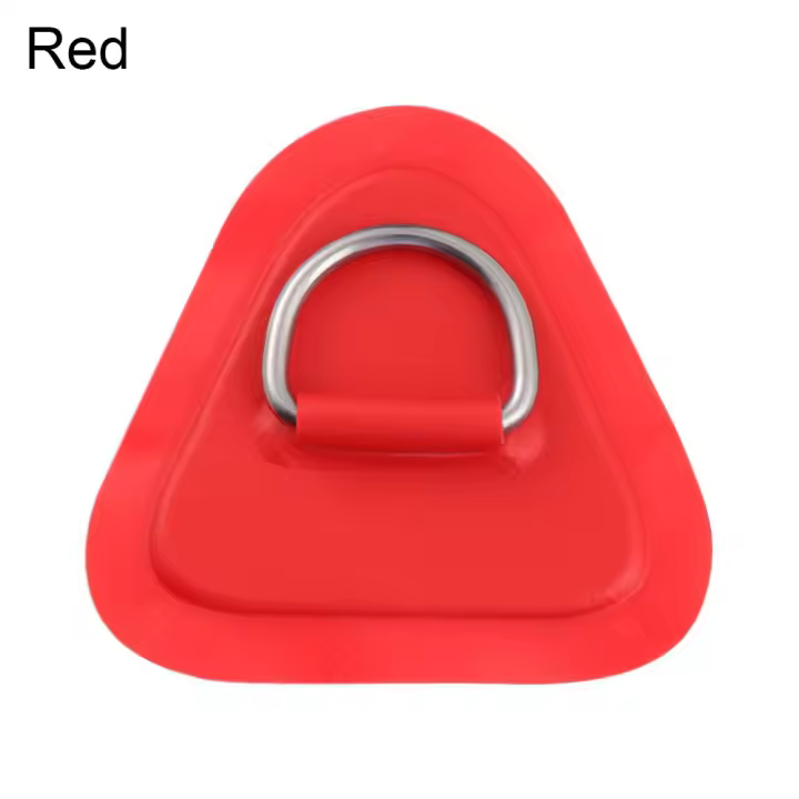 Almohadilla de PVC para canoa, parche para bote inflable, balsa, bote, Kayak, tabla de surf, SUP, anillo triangular en D - 1