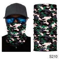 Máscara Facial de Ciclista Camuflaje Buffana para Montar Polaina Transpirable para el Cuello - details 1