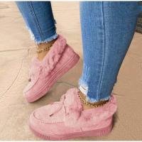 Zapatos de Terciopelo cálidos para Mujer, Zapatos Planos de algodón con Punta Redonda, Talla Grande, Invierno, Novedad - details 4