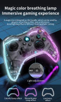 Mando inalámbrico Elite para PS4/PC, mando Bluetooth transparente con luz colorida RGB, Lite para Switch/OLED - details 11