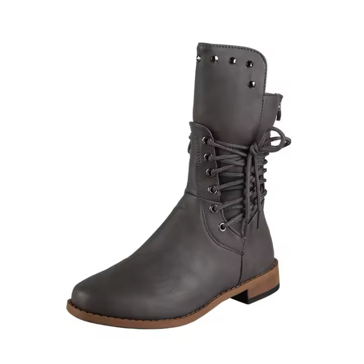 Botas Martin para mujer, zapatos planos informales, botas cortas - 1