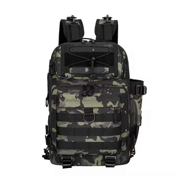 Bolsa de montañismo, bolsa táctica para el pecho, mochila impermeable para hombre, multifunción, escalada, viaje, deporte, bolsos de hombro tipo bandolera, equipo de pesca - 1
