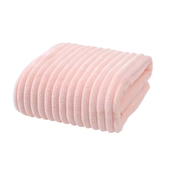 Toalla de baño grande y gruesa para adultos Forro polar Coral Secado rápido Multifuncional - 1