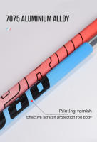 Barra de Marcha AONIJIE E4207 Unisex de Aleación de Aluminio para Exteriores 4 Secciones Duradera Moda en Azul y Rojo para Correr 110cm 120cm - details 2