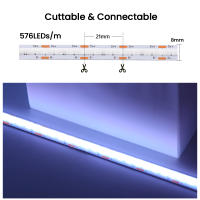 GAHADA Tira LED RGB flexible Controla tu luz con una aplicación Bluetooth 576LEDs/m - details 2