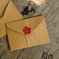 20 piezas Vintage San Valentín sobres de ventana sobre de regalo sobre de efectivo sobres de papel Kraft con botón lazo amor - details 14