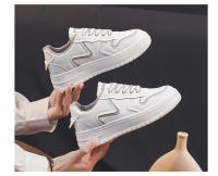 Zapatos blancos pequeños zapatos de punta baja mujeres plataforma zapatos de aumento de altura sensación de diseño versátil zapa - details 12