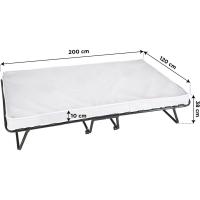 Cama plegable con almohada incluida + almohada gratuita, estructura resistente y 4 ruedas - details 17
