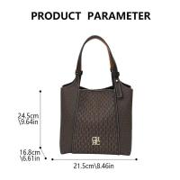 CH Bolso de mano Sensación premium Versátil Bandolera para mujer Diseño de estampado de letras de moda de alta calidad Bolso de hombro Mochila grande de lujo de alta gama - details 1