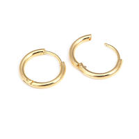 Aretes de Cuerda de Metal Dorado de 18K Diseño Redondo Rectangular de Alta Calidad - details 51