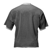 New Fashion Short Sleeves Oversized O Neck Solid T-shirt Men's Cotton Summer Casual Fitness Gym Clothing Tees Shirt - details 17