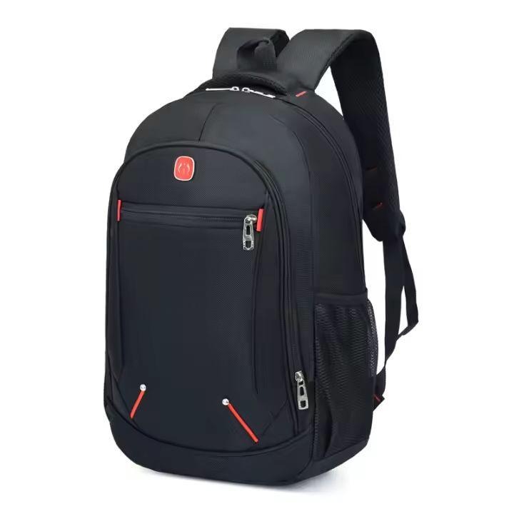 Mochila escolar para estudiantes de gran capacidad, mochila informal de Color sólido, Material Oxford, Mochila nueva para hombres, bolso Simple multifuncional - 1