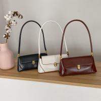 Bolso de hombro de cuero de PU para mujer, bolso pequeño, color sólido, de moda - details 21