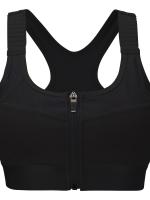 Tops cortos cruzados para mujer, camisa deportiva de Yoga de manga corta negra - details 1