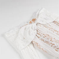 OUWU- Vestido De Manga Larga De Trompeta Con Cuello De Una Línea, Corte Ajustado, Sexy, Nuevo Estilo Europeo Y Americano - details 3