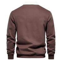 Sudaderas con cuello tipo Polo para hombre, ropa informal y Social, sudaderas de algodón de calidad, nuevo diseño de moda de otoño, 2025 - details 18